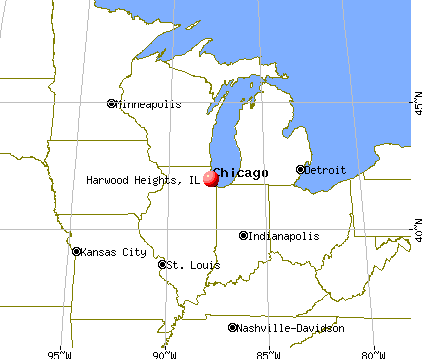 Harwood Heights Illinois IL 60706 Profile Population Maps Real Fr4176 