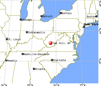 Oak Hill West Virginia WV 25901 Profile Population Maps Real Fr4484 