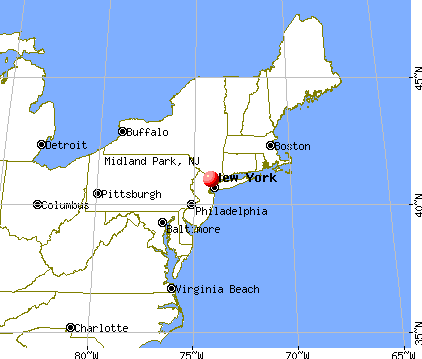 Midland Park New Jersey NJ 07432 Profile Population Maps Real FR4775.