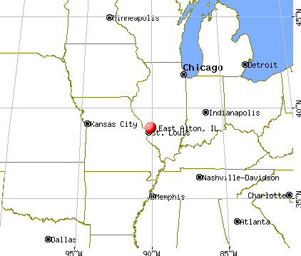 East Alton Illinois IL 62024 Profile Population Maps Real Estate FR4834.