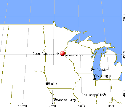 Coon Rapids Minnesota MN 55433 Profile Population Maps Real Fr487 