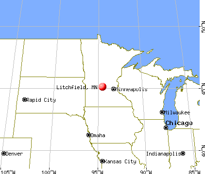 Litchfield Minnesota MN 55355 Profile Population Maps Real Estate Fr5017 