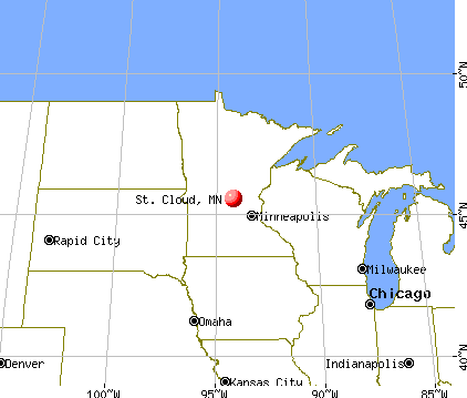 St Cloud Minnesota MN Profile Population Maps Real Estate Fr519 