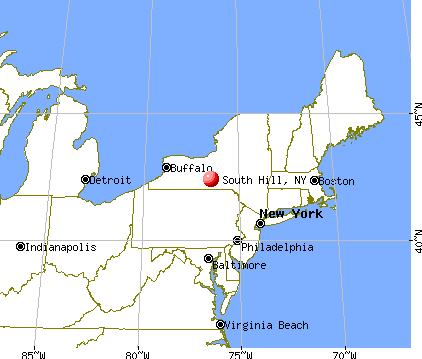 South Hill New York NY 14850 Profile Population Maps Real Estate Fr5332 
