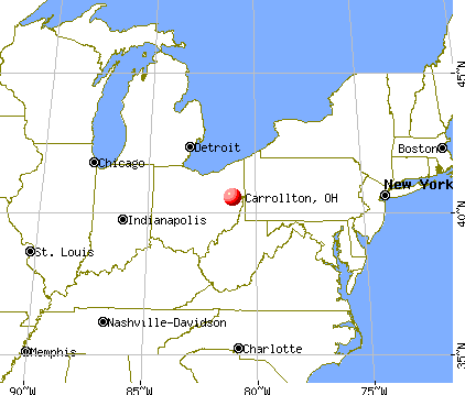 Carrollton Ohio OH 44615 Profile Population Maps Real Estate Fr7992 
