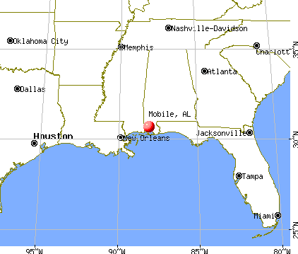 Mobile Bay Map Fr92 