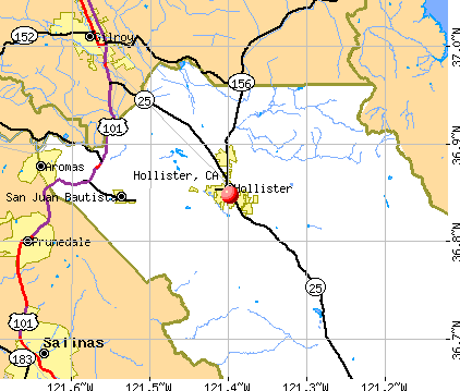 Hollister California CA 95023 95045 Profile Population Maps Real Cm1051 