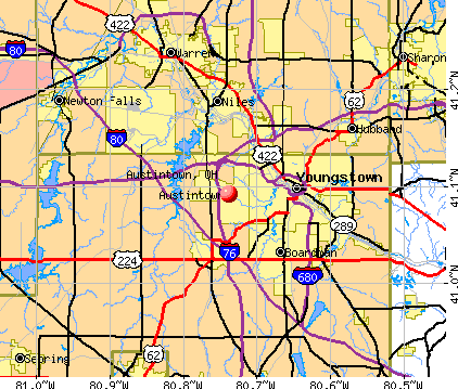 Austintown Ohio OH Profile Population Maps Real Estate Averages Cm1160 
