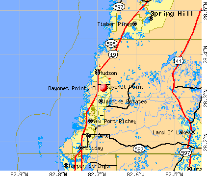 Map Of North Point Florida Cm1595 