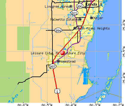 Leisure City Florida FL 33033 Profile Population Maps Real Estate CM1718.