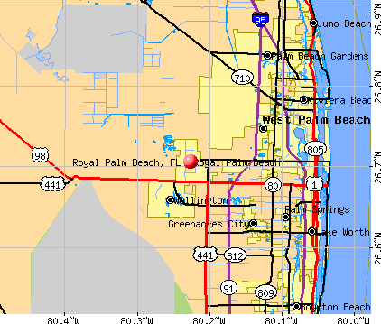 Royal Palm Beach Florida FL 33414 Profile Population Maps Real CM1783.