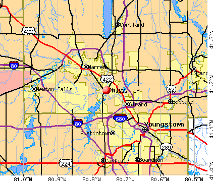 Niles Ohio OH 44446 Profile Population Maps Real Estate Averages Cm1837 