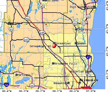 Germantown Wisconsin WI Profile Population Maps Real Estate Cm2103 