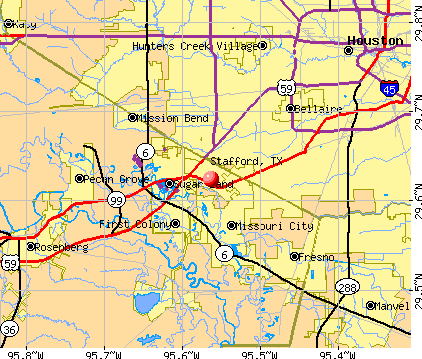 Stafford Texas TX 77477 Profile Population Maps Real Estate Cm2412 