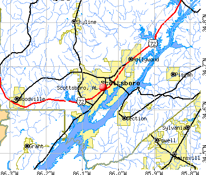 Scottsboro Alabama AL 35768 Profile Population Maps Real Estate Cm2552 