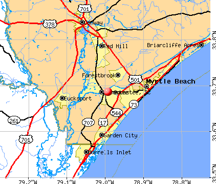 Socastee South Carolina SC 29575 Profile Population Maps Real CM2634.