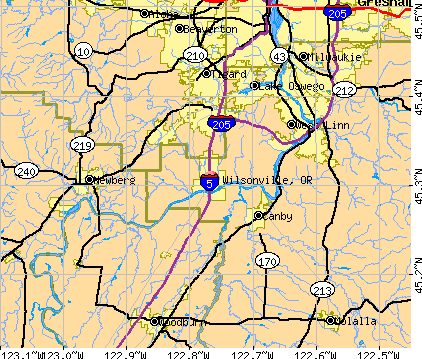 Wilsonville Oregon OR 97070 Profile Population Maps Real Estate Cm2671 