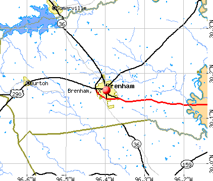 Brenham Texas TX 77833 Profile Population Maps Real Estate CM2754.
