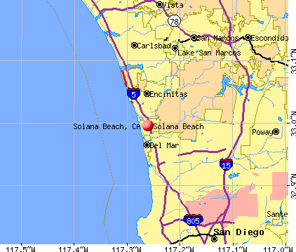Solana Beach California CA 92075 Profile Population Maps Real Cm2856 
