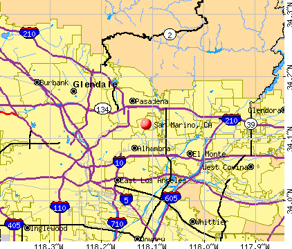 San Marino California CA 91108 Profile Population Maps Real Cm2863 
