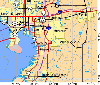 Riverview Florida FL 33569 Profile Population Maps Real Estate Cm3053 