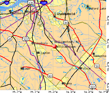 Elevation Map Of New Jersey Cm3109 