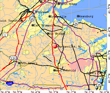Morganville New Jersey NJ 07751 Profile Population Maps Real Cm3260 