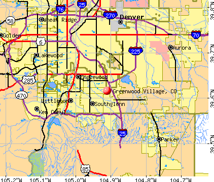 Greenwood Village Map CM3309.