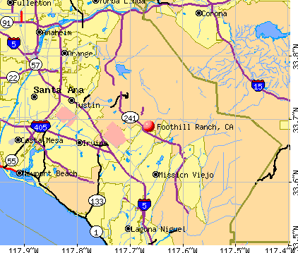 Foothill Ranch California CA 92610 Profile Population Maps Real Cm3351 