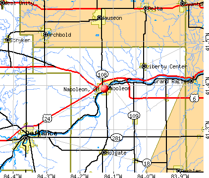 Napoleon Ohio OH 43545 Profile Population Maps Real Estate Cm3792 