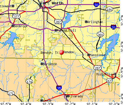 Rendon Texas TX 76140 Profile Population Maps Real Estate Cm3896 