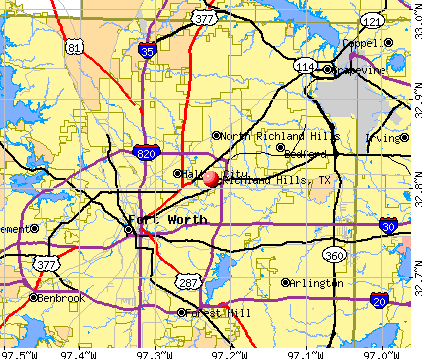 Richland Hills Texas TX 76118 Profile Population Maps Real Estate Cm4246 