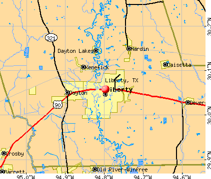 Liberty Texas TX 77575 Profile Population Maps Real Estate CM4277.