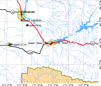 Sweet Home Oregon OR 97386 Profile Population Maps Real Estate Cm4286 