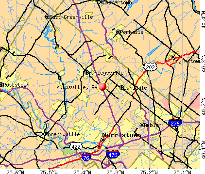 Kulpsville PA 19446 Profile Population Maps Real Cm4291 