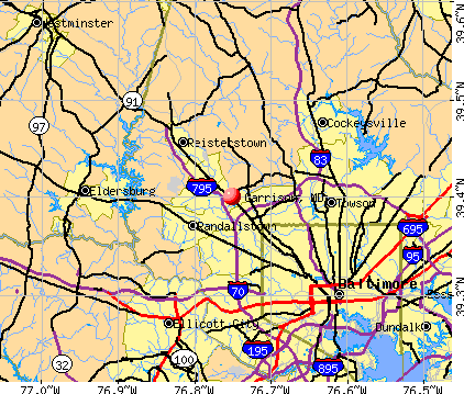 Garrison Maryland MD 21117 21153 Profile Population Maps Real Cm4304 