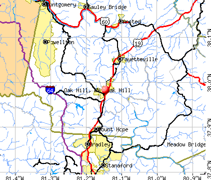 Oak Hill West Virginia WV 25901 Profile Population Maps Real Cm4484 