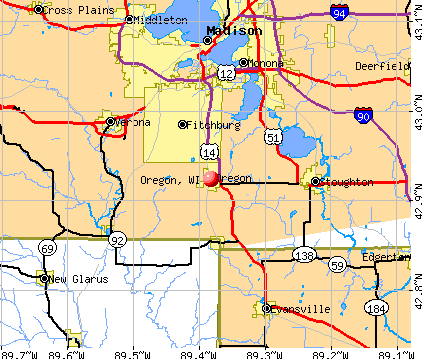 Oregon Wisconsin WI 53575 Profile Population Maps Real Estate Cm4509 