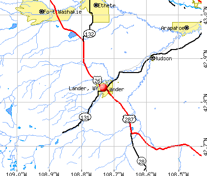 Lander Wyoming WY 82520 Profile Population Maps Real Estate Cm4811 