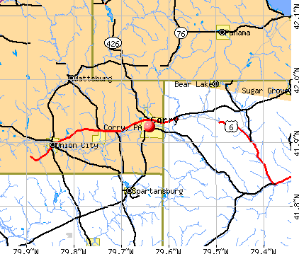 Corry PA 16407 Profile Population Maps Real Estate Cm4829 