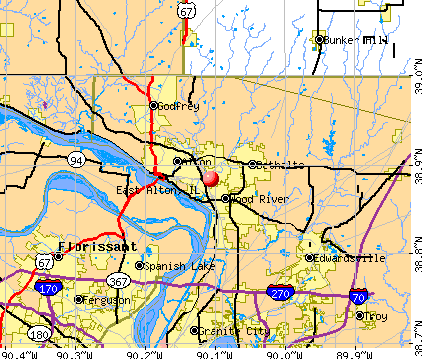 East Alton Illinois IL 62024 Profile Population Maps Real Estate CM4834.