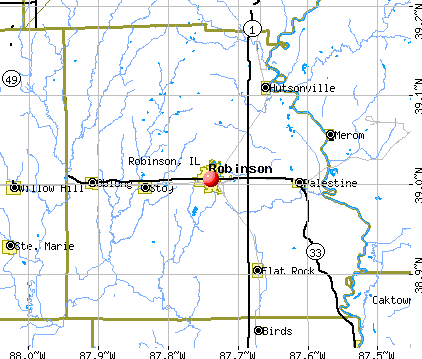 Robinson Illinois IL 62454 Profile Population Maps Real Estate Cm4841 