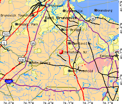 Yorketown New Jersey NJ 07726 Profile Population Maps Real Estate Cm4908 