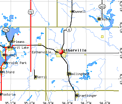 Estherville Iowa IA 51334 Profile Population Maps Real Estate Cm4953 