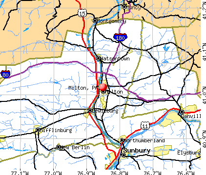 Milton PA 17847 Profile Population Maps Real Estate CM4956.