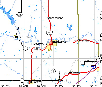 Anadarko Oklahoma OK 73005 Profile Population Maps Real Estate Cm4961 
