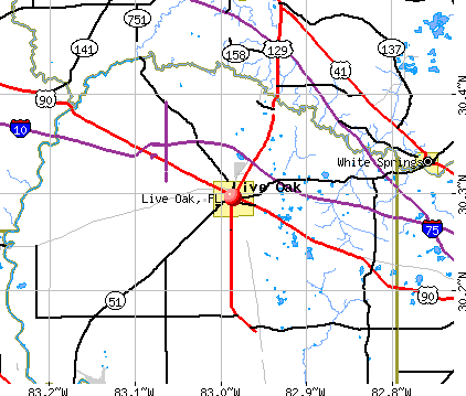 Live oak, florida (fl 32060, 32064) profile: population, maps, real