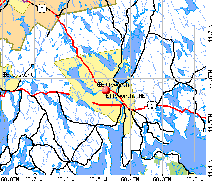Ellsworth Maine ME 04605 Profile Population Maps Real Estate Cm5070 