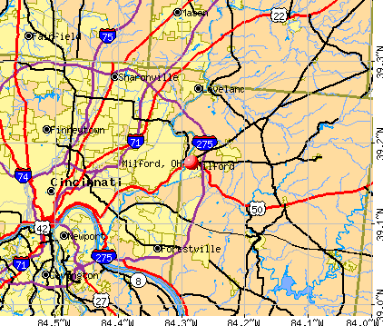 Milford Ohio OH 45174 Profile Population Maps Real Estate Cm5177 