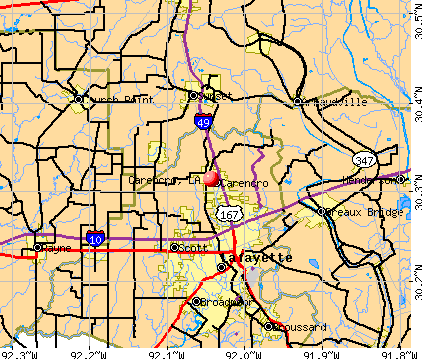 Carencro Louisiana LA 70507 70520 Profile Population Maps Real CM5266.